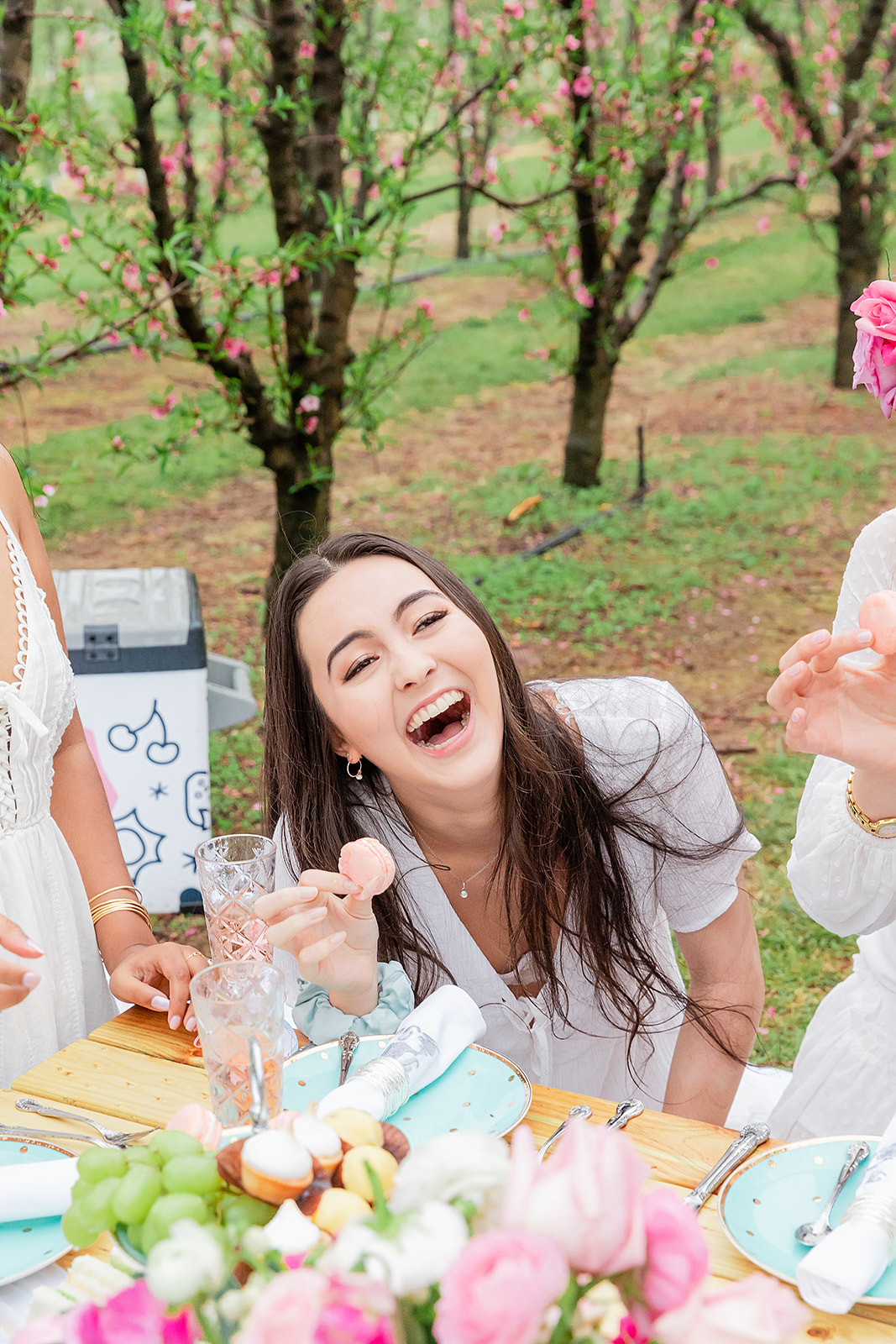 bridesmaid proposal picnic, Tiffany-blue and pink bridesmaid proposal picnic (and giveaway)