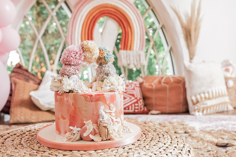 , Kansas inspired boho over-the-rainbow party