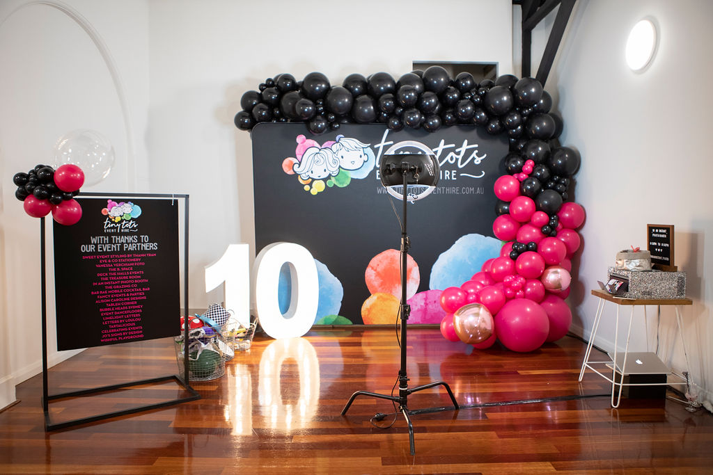 , Industry event: Tiny Tots Event Hire 10th birthday