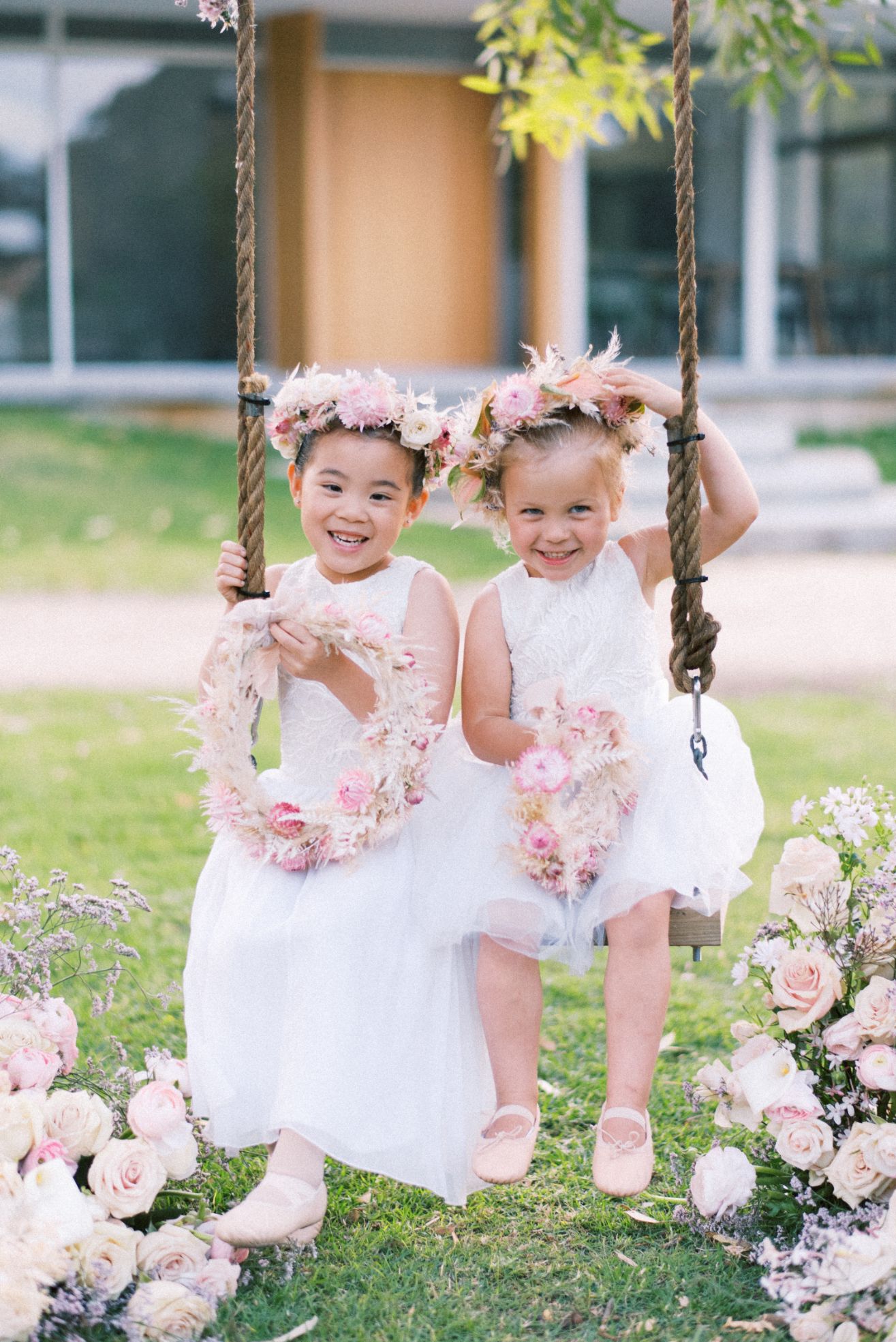 Inspiration: a floral ballerina bridal shoot