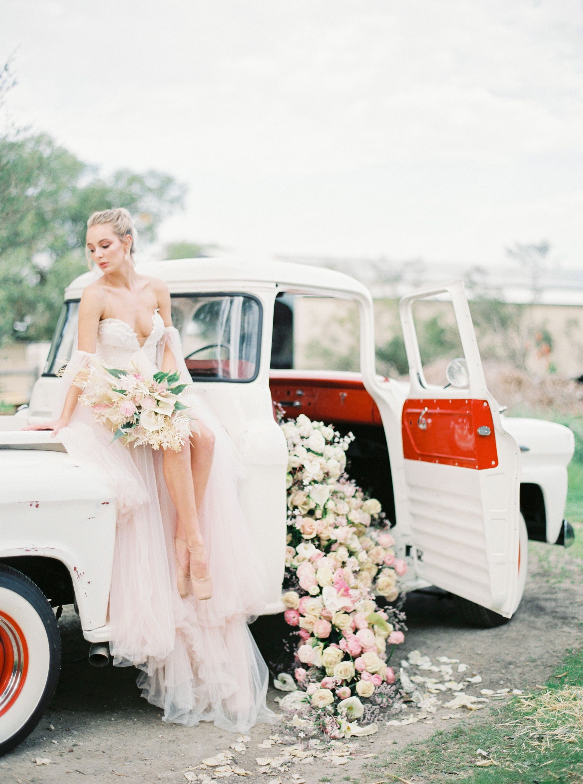 floral ballerina bridal shoot, Inspiration: a floral ballerina bridal shoot