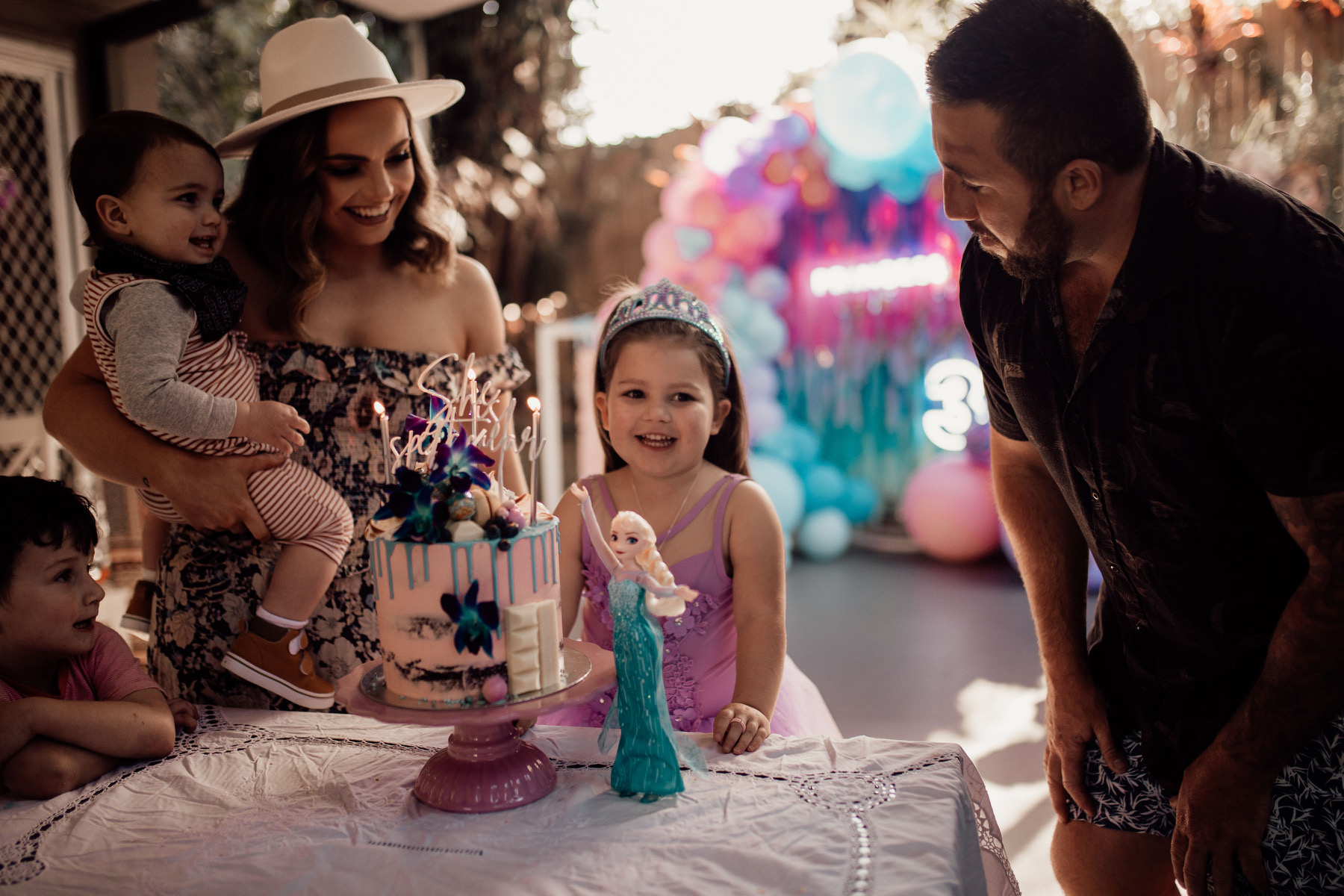 Modern styled Frozen birthday party