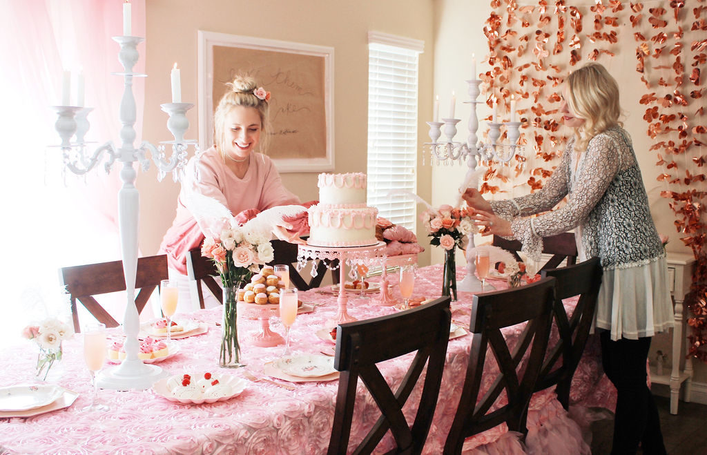 Marie Antoinette themed high tea, Marie Antoinette themed high tea for Galentine&#8217;s