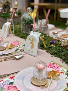 fairy garden party, Enchanting fairy garden party in pink and gold