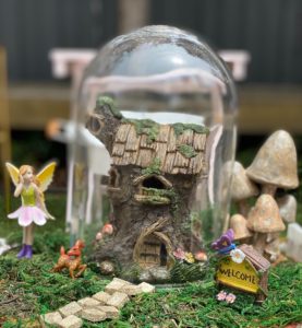 fairy garden party, Enchanting fairy garden party in pink and gold