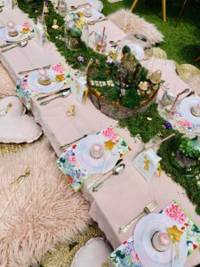 fairy garden party, Enchanting fairy garden party in pink and gold
