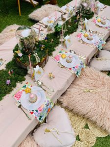 fairy garden party, Enchanting fairy garden party in pink and gold