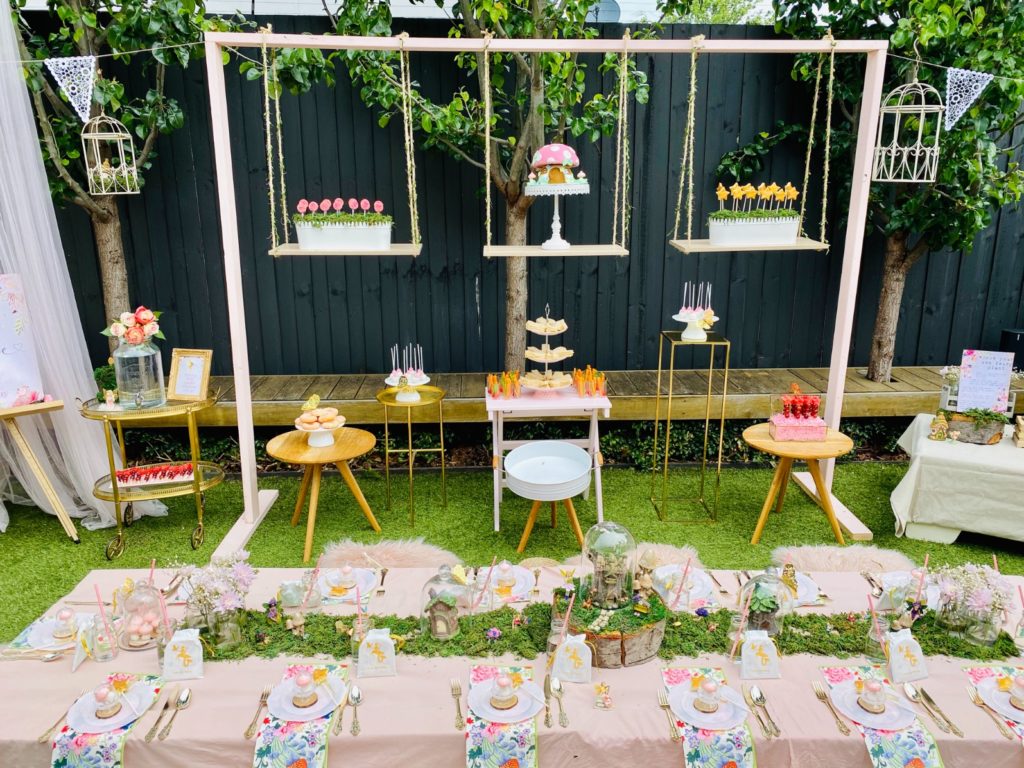 Enchanting fairy garden party in pink and gold – Confetti Fair