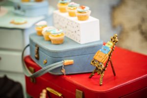 vintage travel party, Vintage travel party – Ayaana&#8217;s Around the World 1st birthday