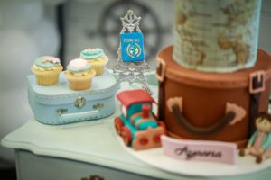 vintage travel party, Vintage travel party – Ayaana&#8217;s Around the World 1st birthday