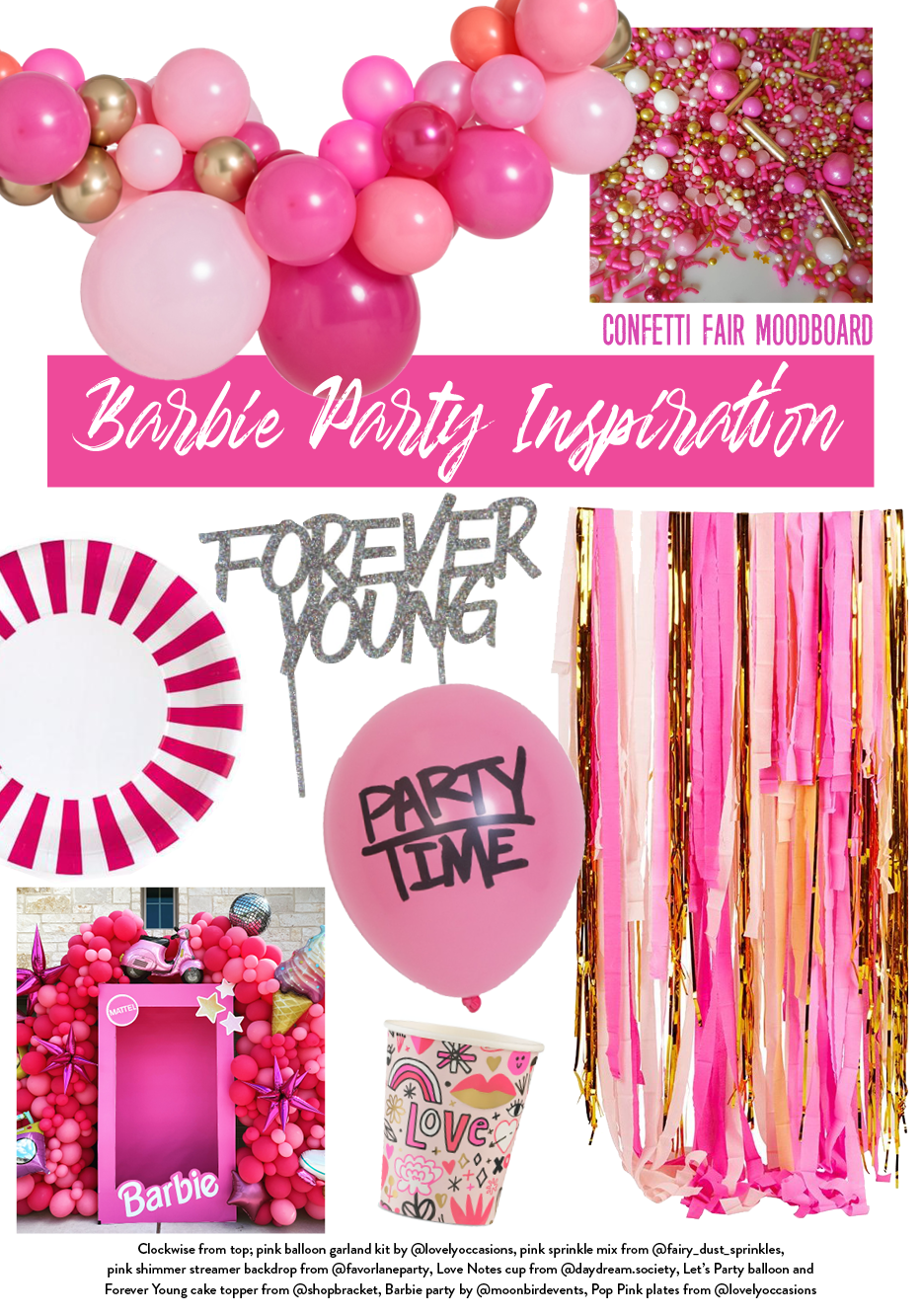 BARBIE BALLONS  Barbie party decorations, Barbie party, Barbie birthday