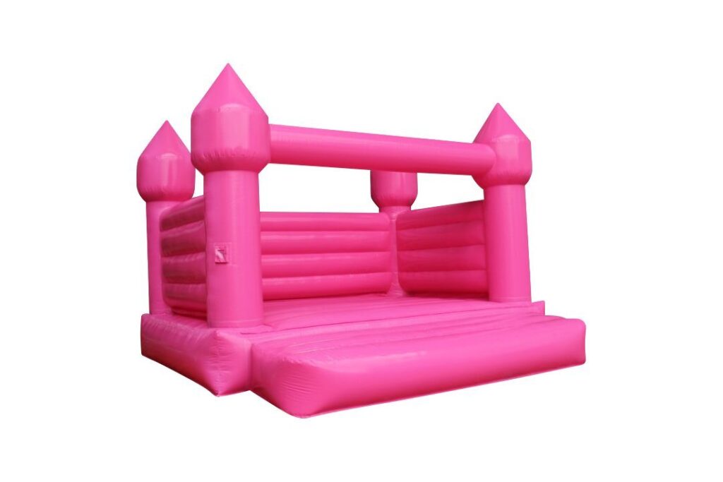 Pink jumping castle for hire by Bounceorama Sydney
