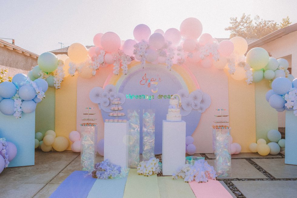 Pastel rainbow party - a threenage dream – Confetti Fair