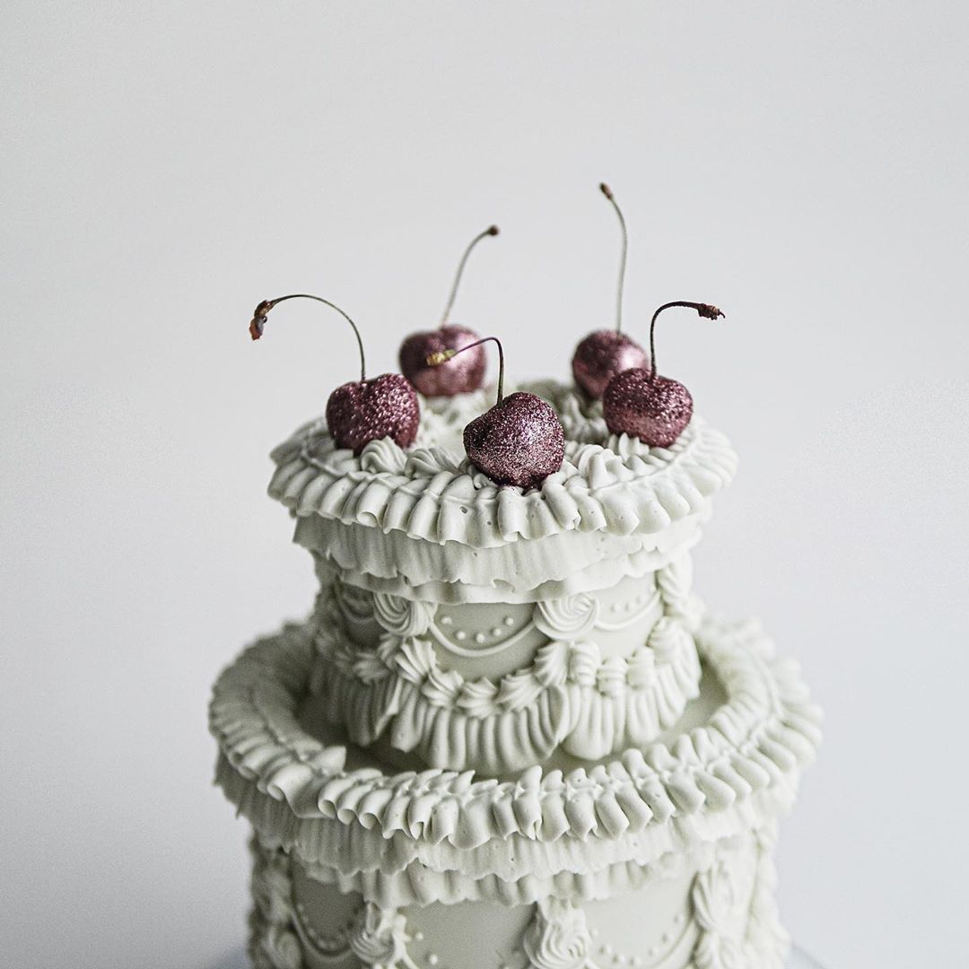 Vintage piped shag cake by Sweet Lionheart