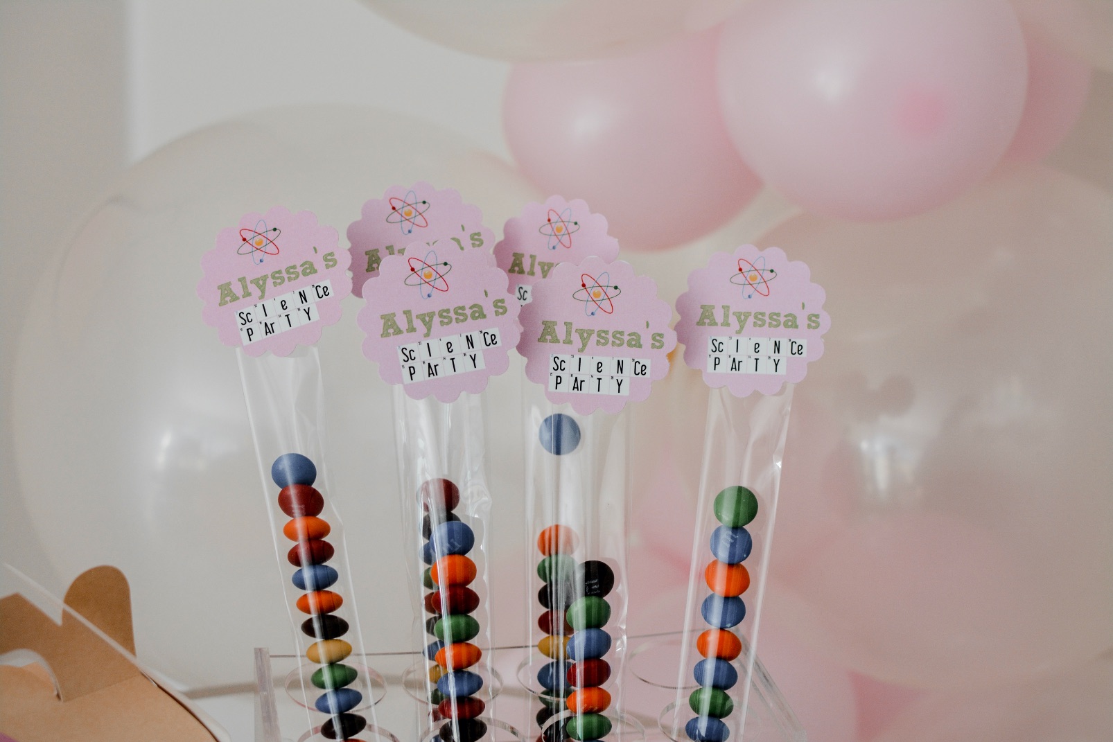 , Glam science tween birthday party