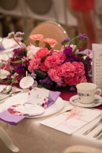 floral bridal shower high tea, Springtime floral bridal shower high tea