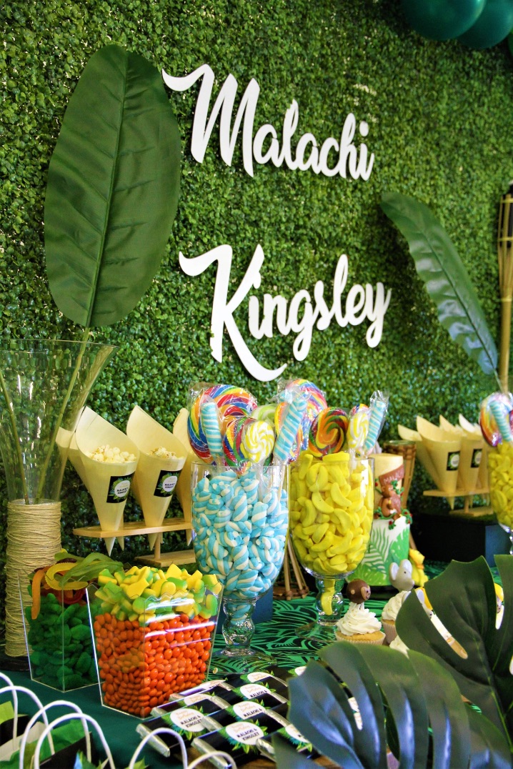 , Jungle themed party for a traditional South-Pacific celebration