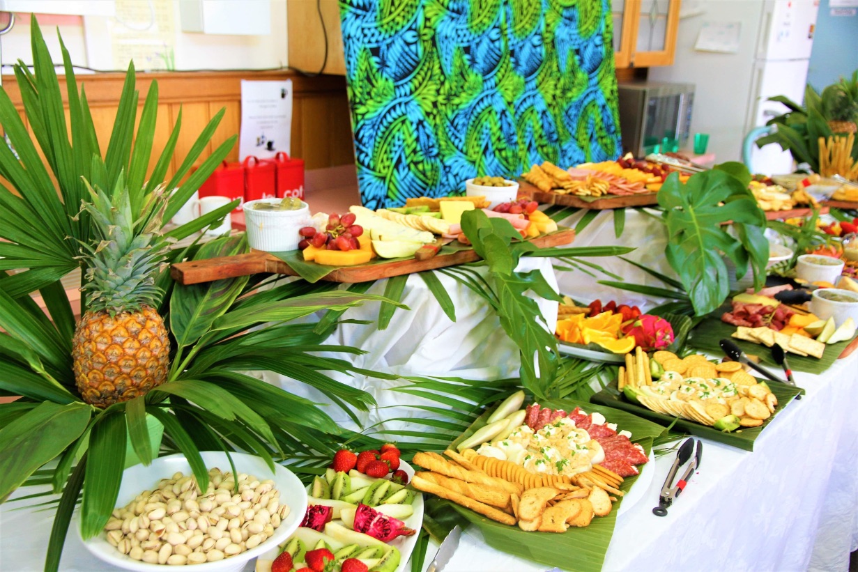 , Jungle themed party for a traditional South-Pacific celebration