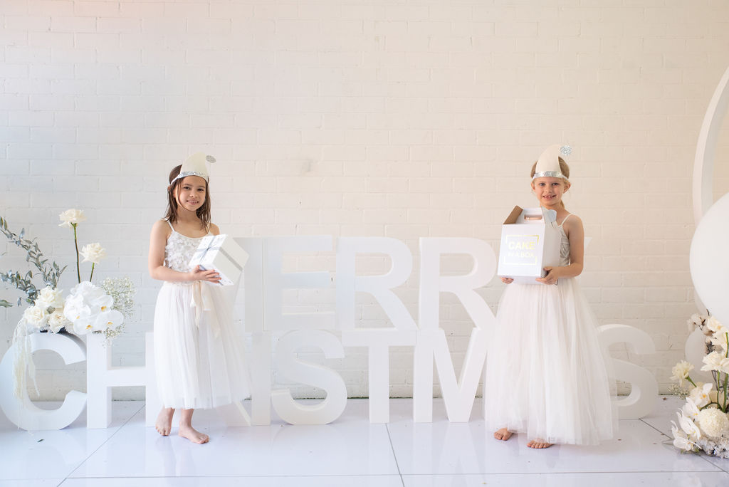 , A New York inspired glistening white Christmas party