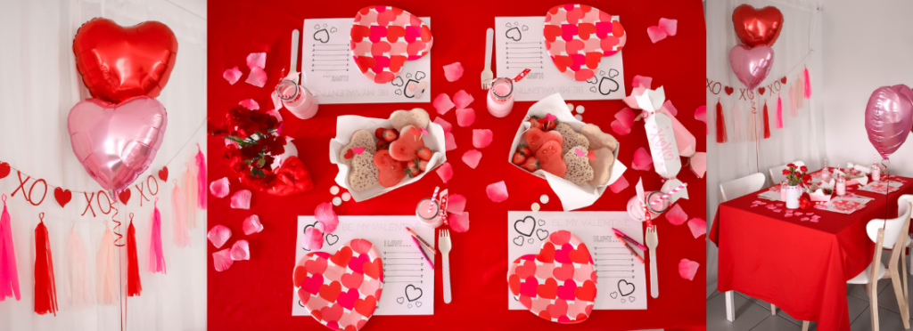 Valentine's Day placemat (free printable)