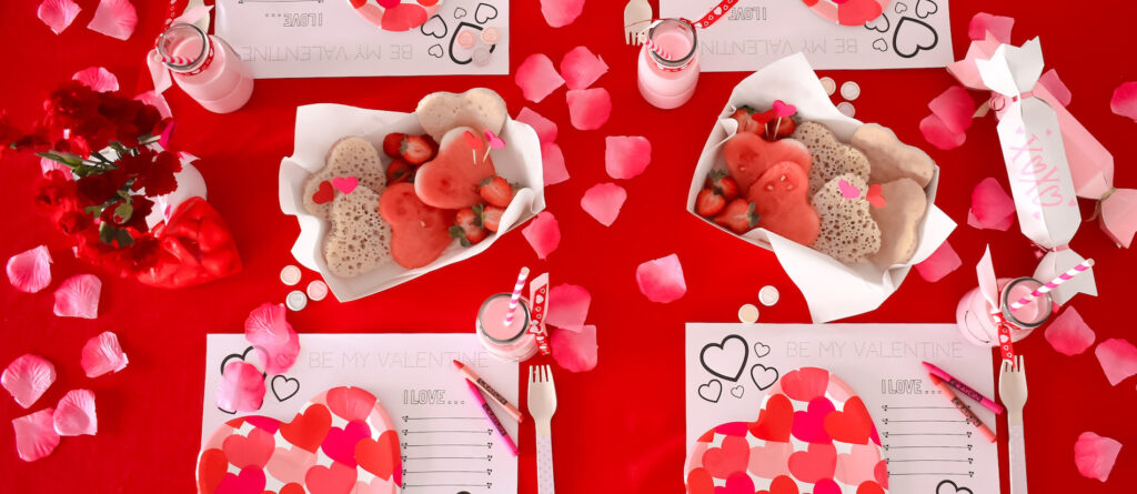 , Valentine&#8217;s Day placemat (free printable)