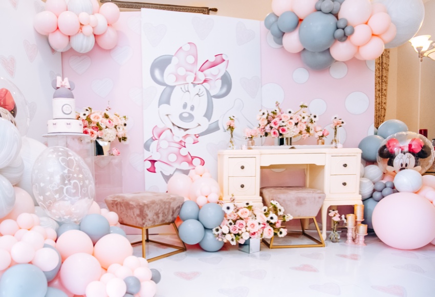 , Vintage Minnie Mouse birthday party