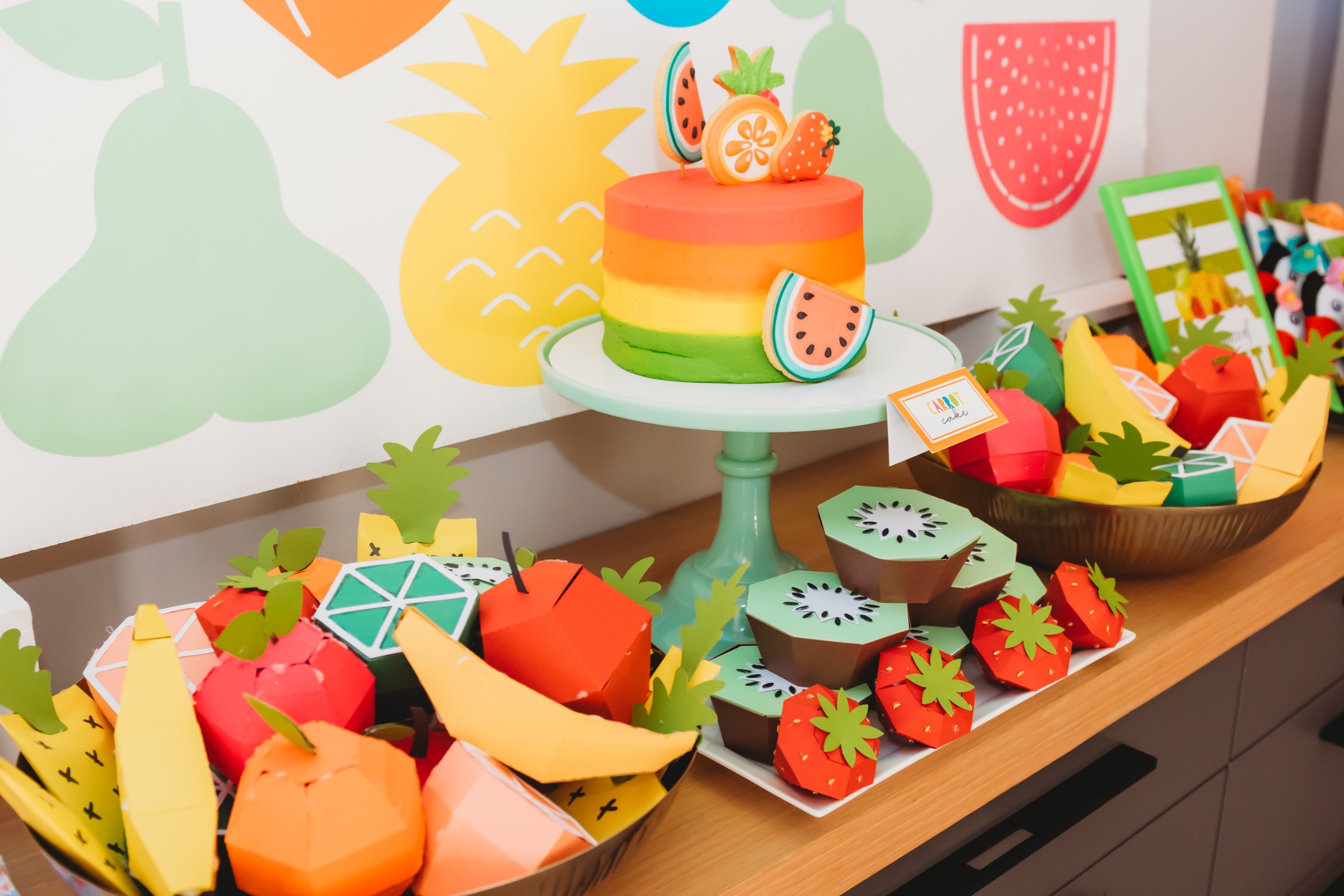 tutti frutti birthday party, A teen tutti frutti birthday party