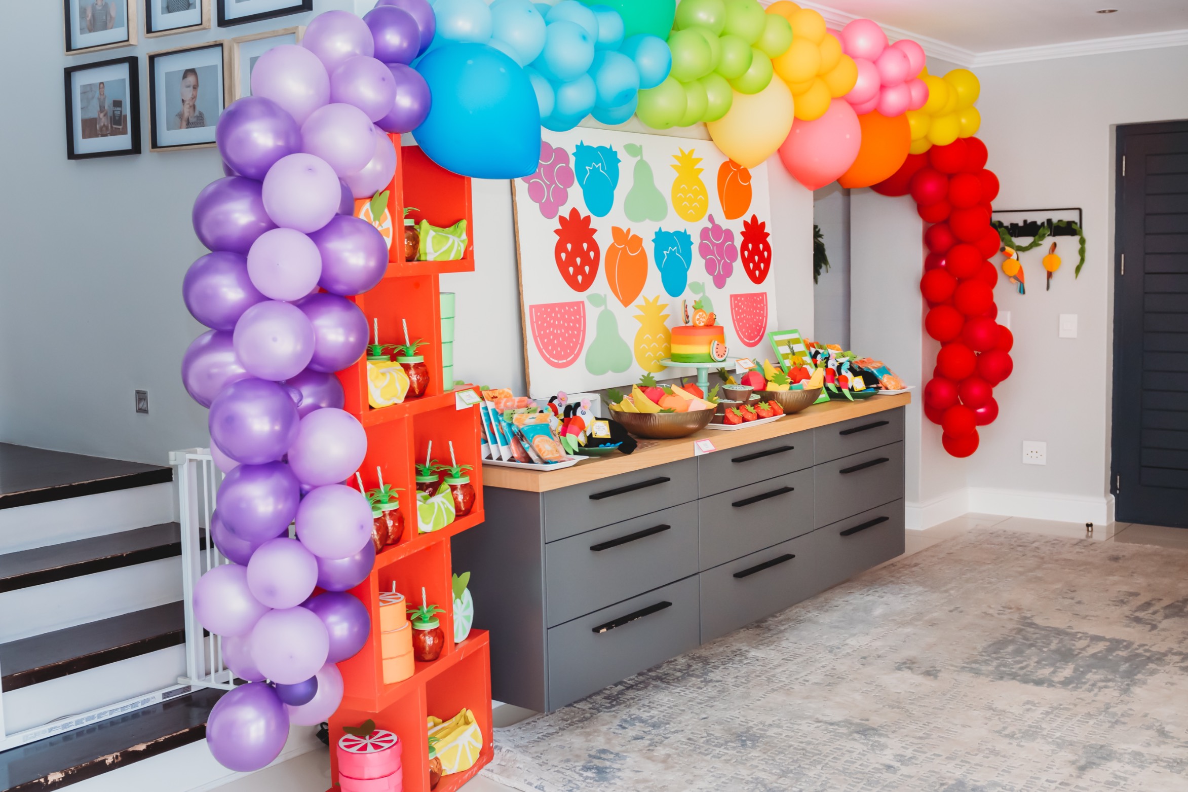 tutti frutti birthday party, A teen tutti frutti birthday party