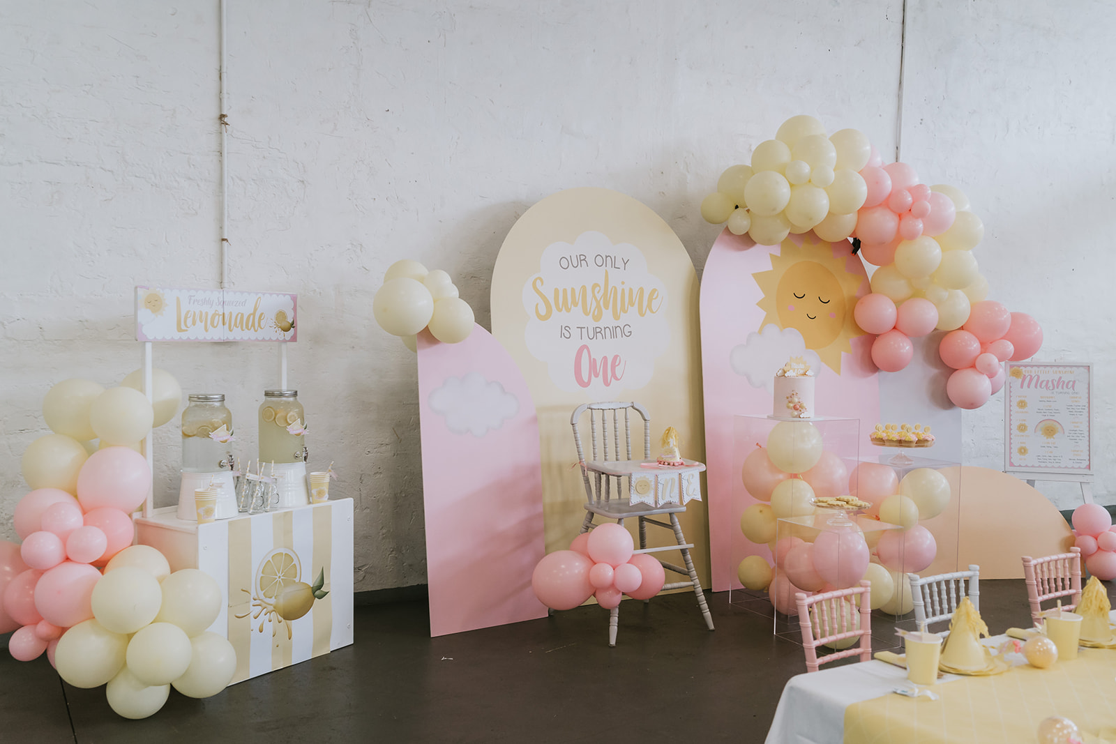 Little Masha&#39;s sunshine first birthday party – Confetti Fair