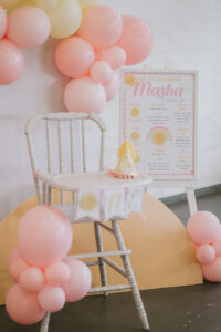 sunshine first birthday party, Little Masha&#8217;s sunshine first birthday party