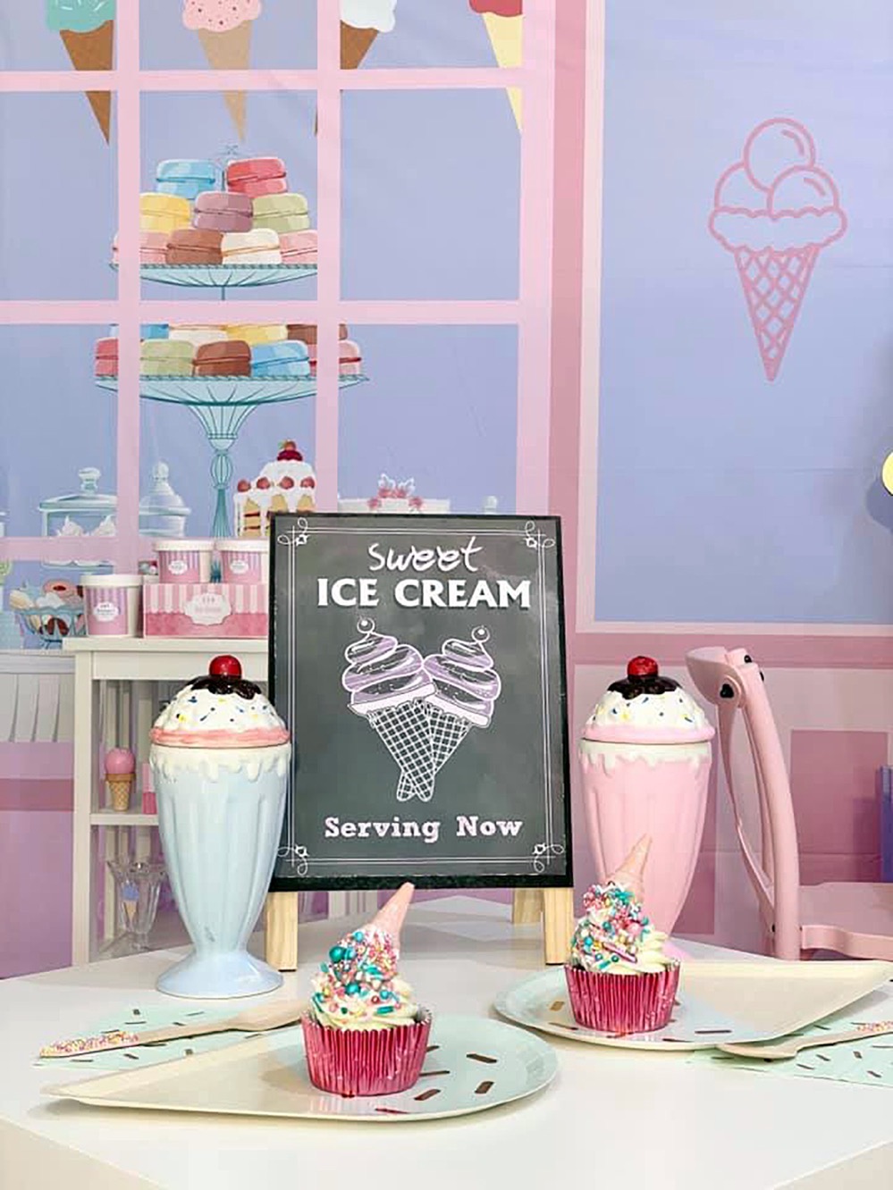ice-cream parlour party, Home ice-cream parlour party!