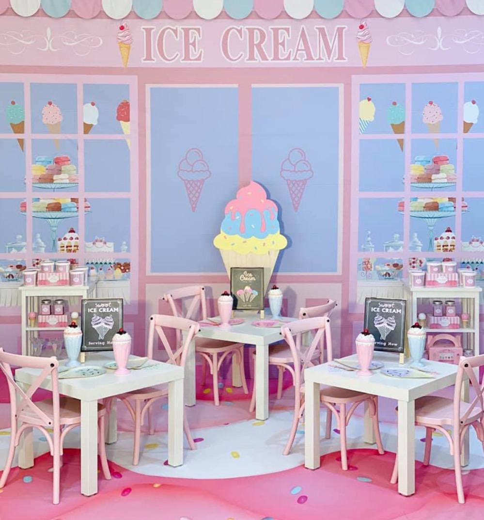 ice-cream parlour party, Home ice-cream parlour party!