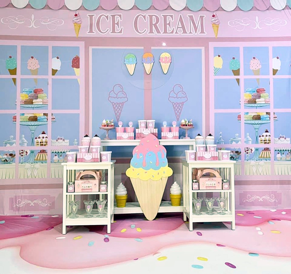 ice-cream parlour party, Home ice-cream parlour party!