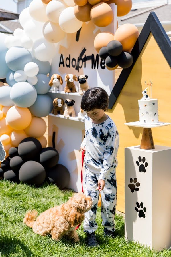 adopt a puppy birthday party, Abstract Adopt a Puppy Birthday Party