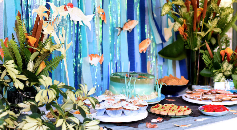 goldfish themed birthday party, Goldfish themed birthday party