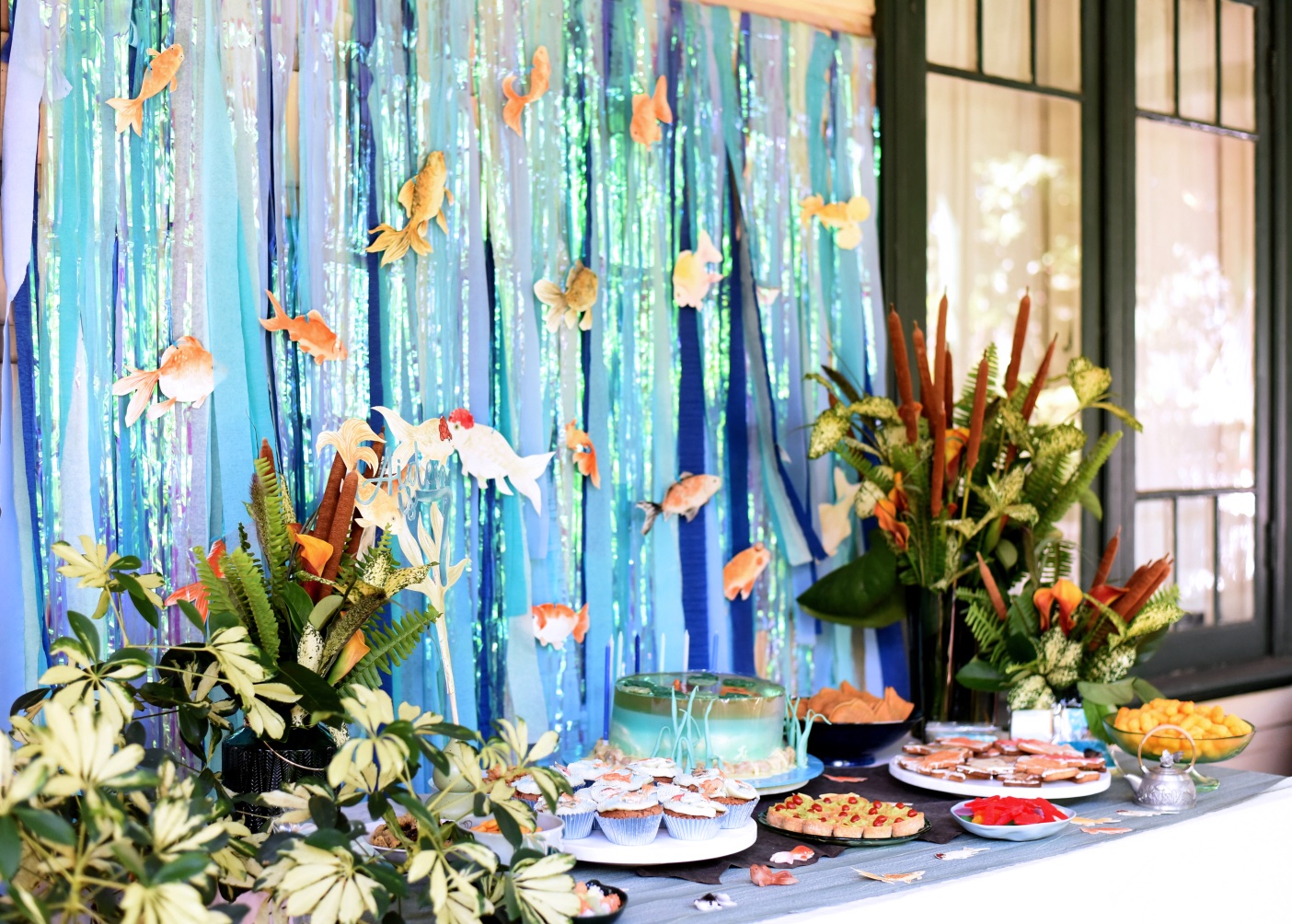 goldfish themed birthday party, Goldfish themed birthday party