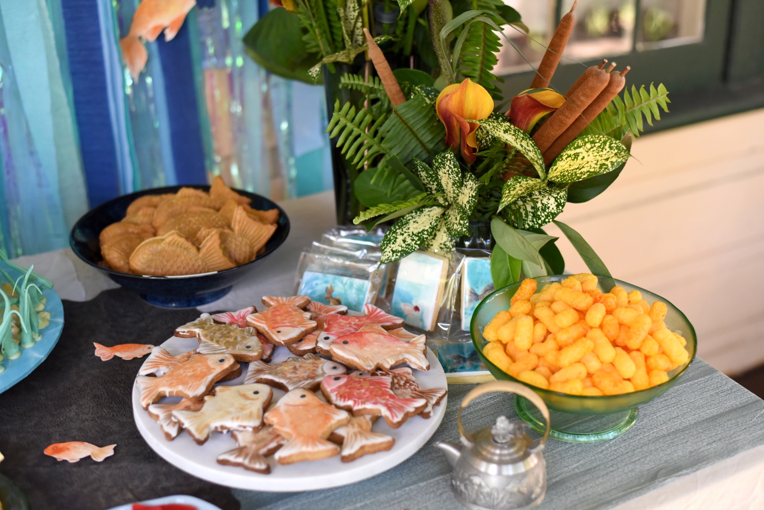 goldfish themed birthday party, Goldfish themed birthday party