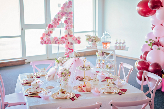 ballerina high tea, A ballerina high tea birthday party