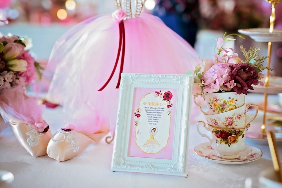 ballerina high tea, A ballerina high tea birthday party