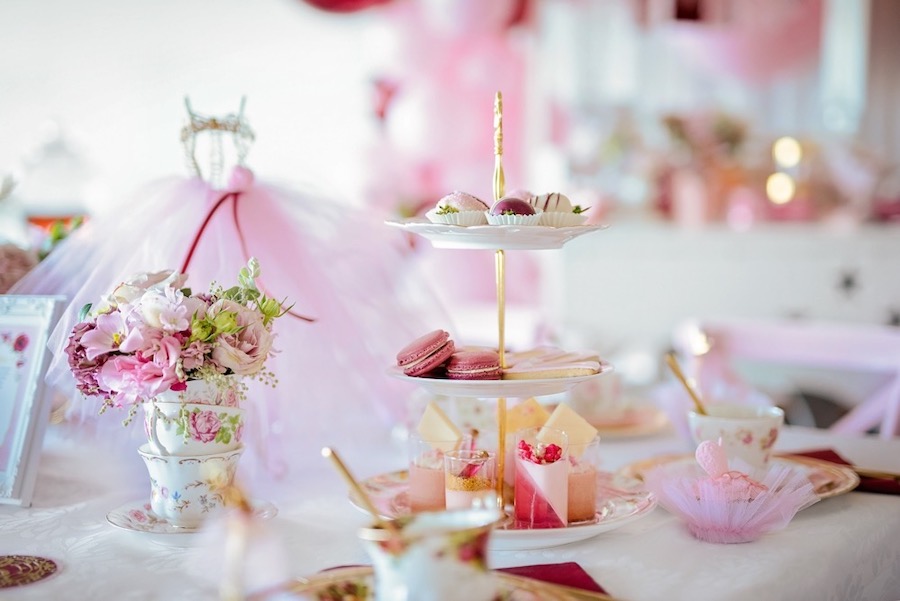 ballerina high tea, A ballerina high tea birthday party