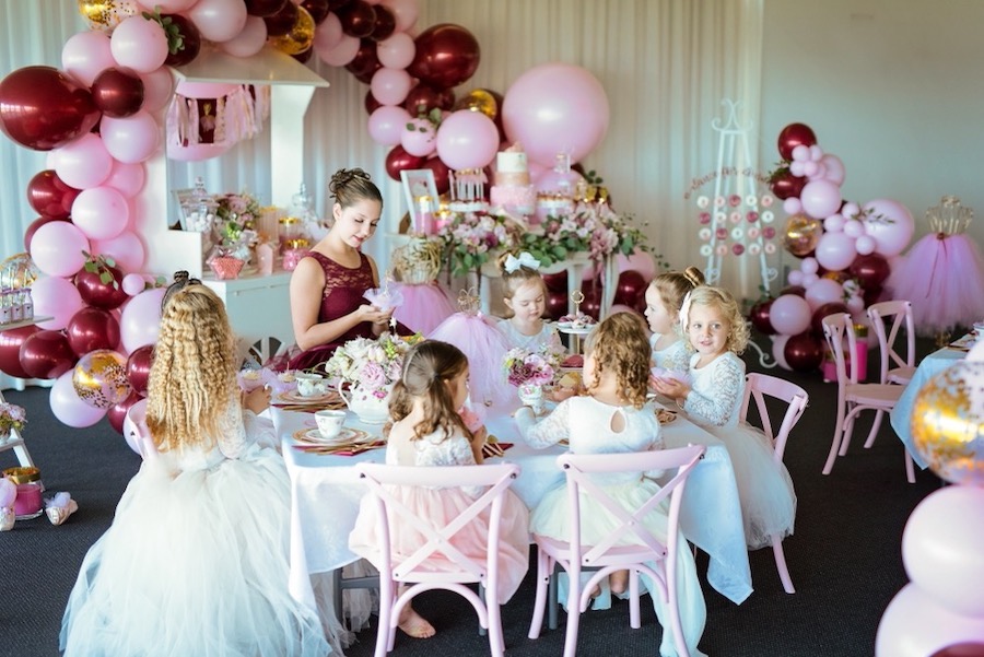 ballerina high tea, A ballerina high tea birthday party