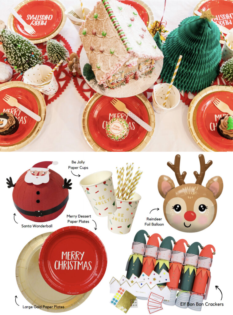 Party products for your last minute work Christmas party 