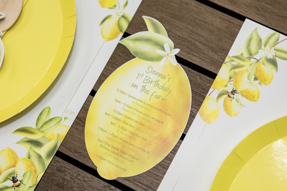 lemon themed 1st birthday, Rustic lemon themed 1st birthday