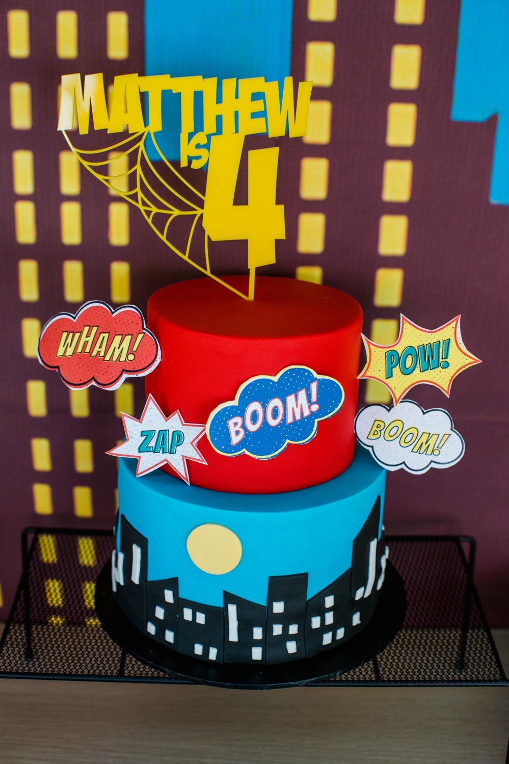 superhero 4th birthday party, Action packed superhero 4th birthday party