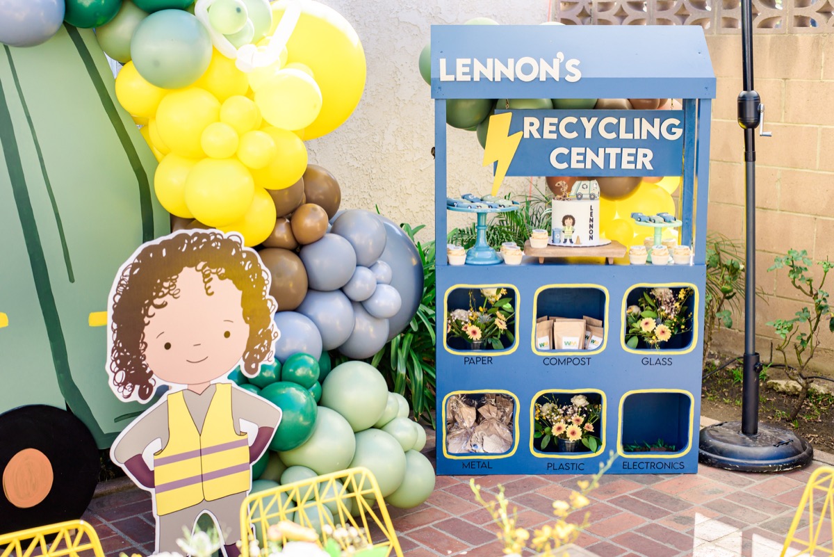 Recycling Themed 3rd Birthday, Recycling Themed 3rd Birthday – Lennon&#8217;s Changing The World