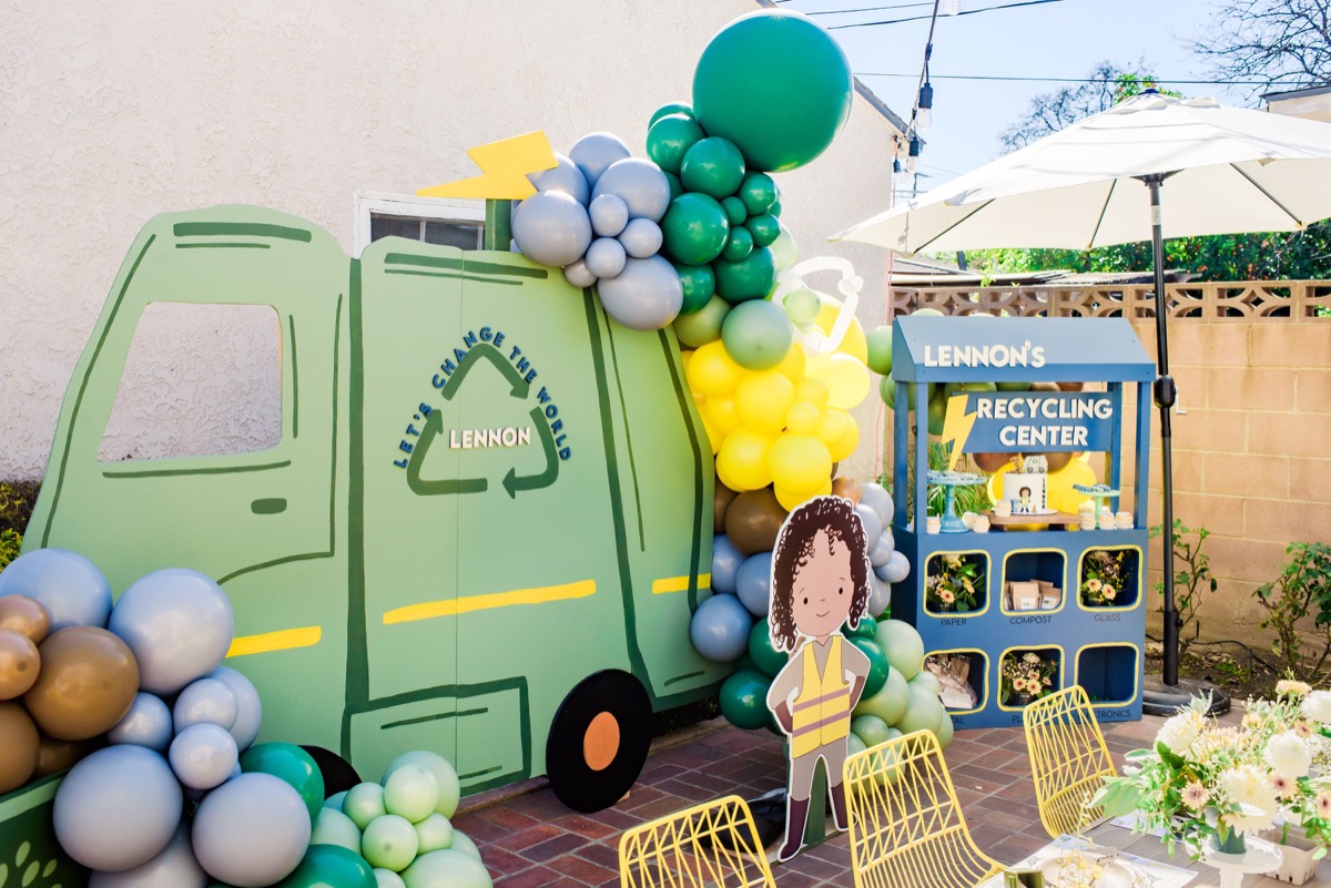 Recycling Themed 3rd Birthday, Recycling Themed 3rd Birthday – Lennon&#8217;s Changing The World