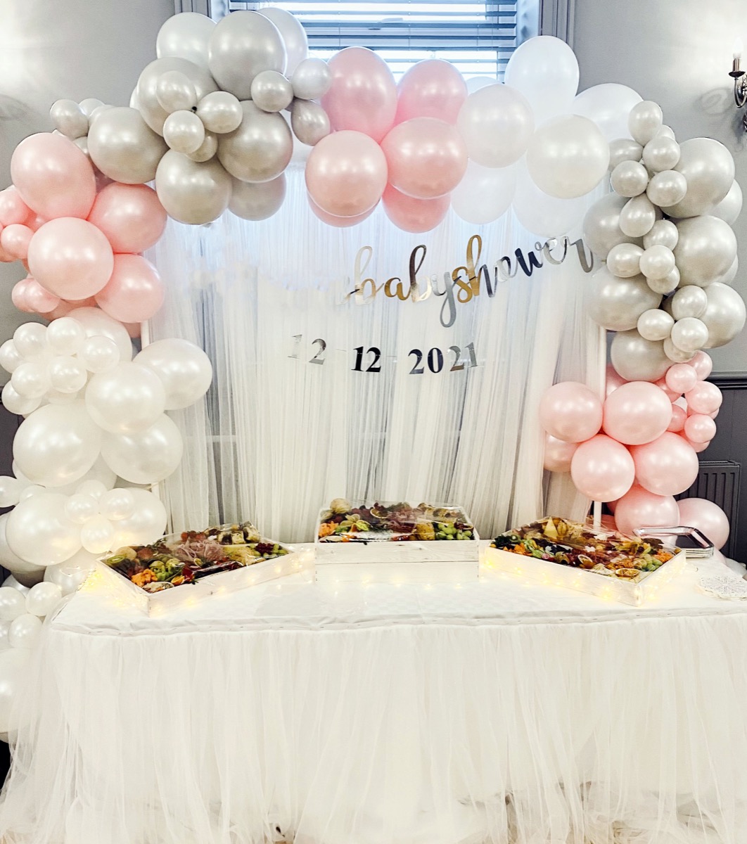 , Baby, It&#8217;s Cold Outside: A Pink and Silver Baby Shower