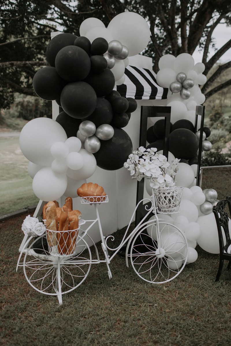 French themed party, Billy-May’s Monochrome Patisserie French Themed Party