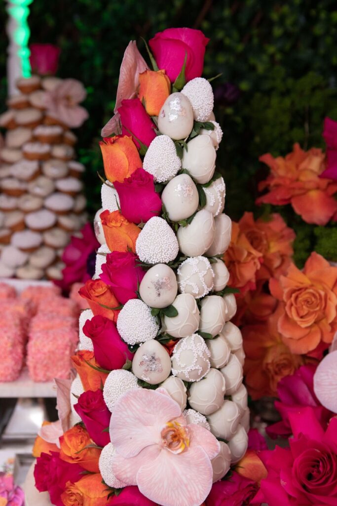 enchanted garden christening, Alana&#8217;s enchanted garden christening dessert station