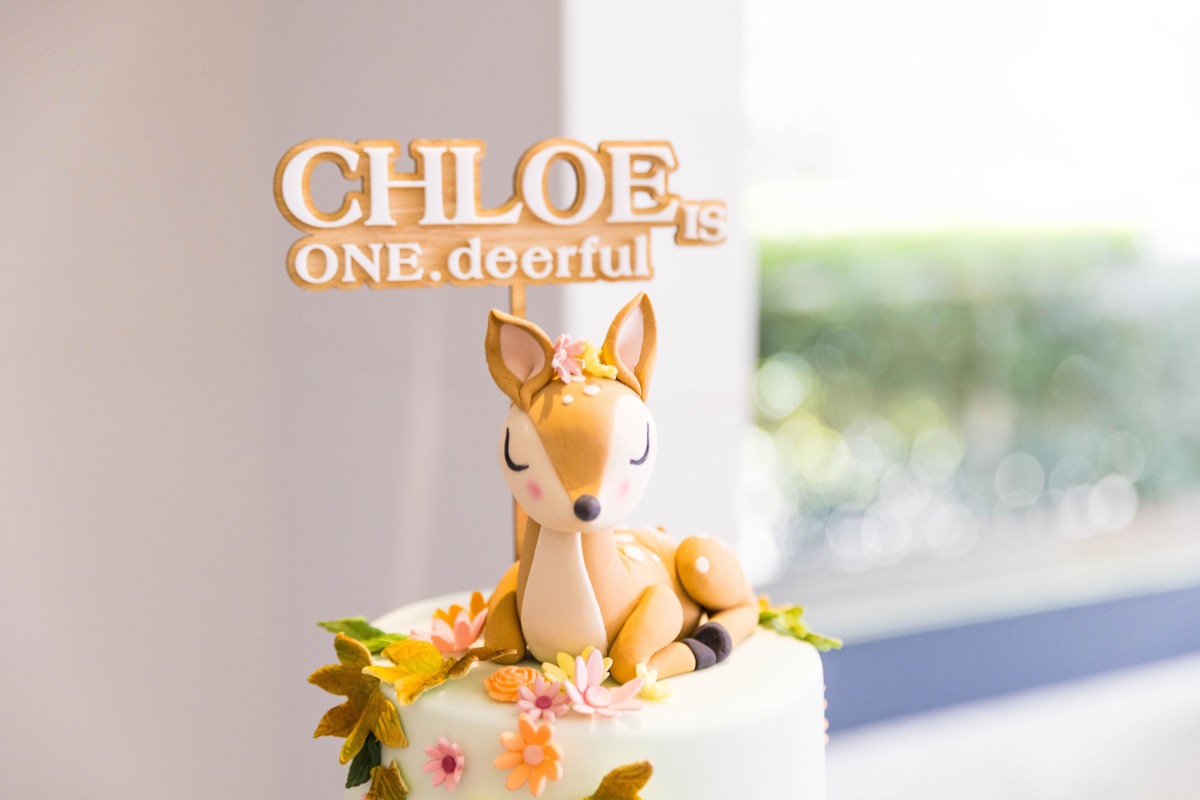 , A Woodland First Birthday – Chloe is One Deerful